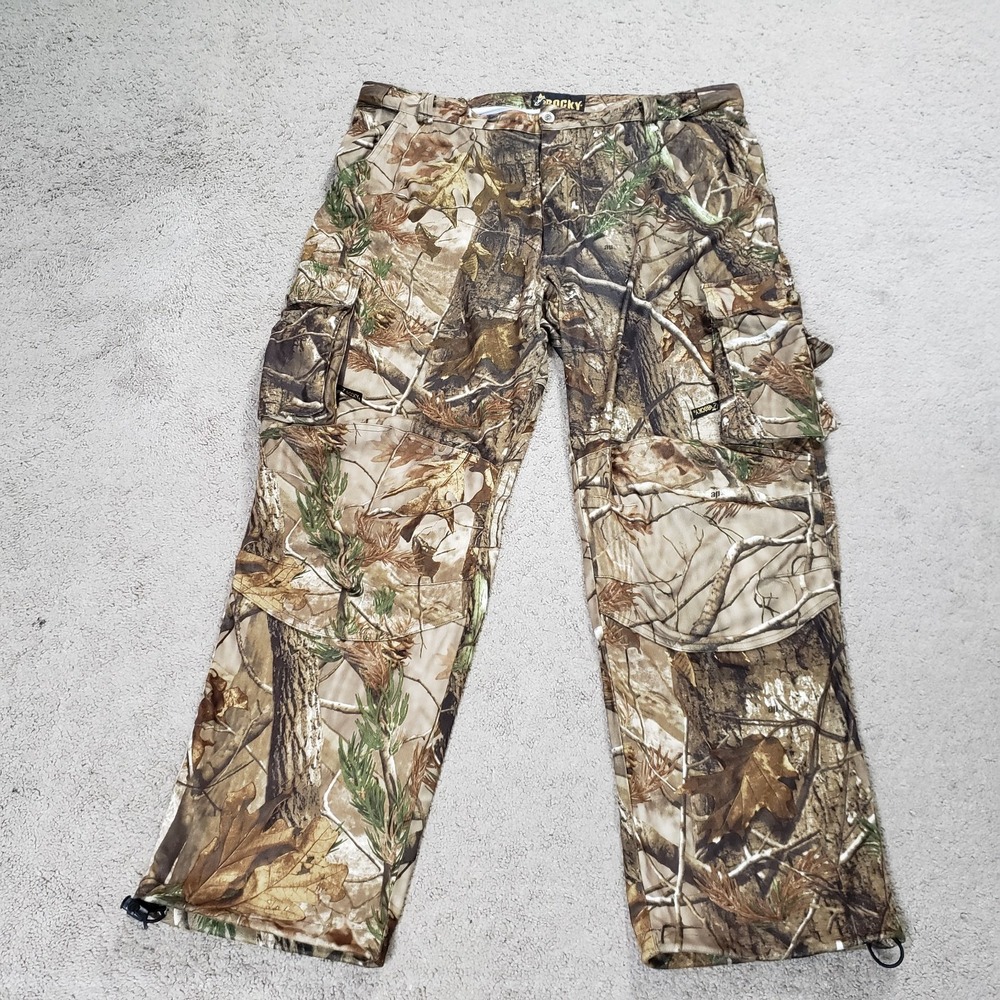 Rocky Realtree AP Camo Cargo Pants Mens 2XL Scent IQ Atomic‎ Camouflage Hunting